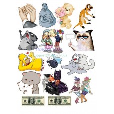 Вафельна картинка "Мікс №71"