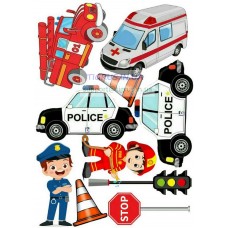 Вафельна картинка "Дітячі машинки" №7