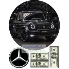 Вафельна картинка "Мерседес" №3