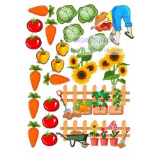 Вафельна картинка "Дача"