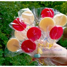 Набір льодяників "Червоно-білі" 10 шт Набір льодяників "Червоно-білі" 10 шт