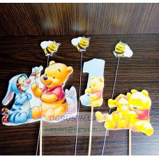 Набір топерів "Вінні Пух" №2 Набір топерів "Вінні Пух" №2
