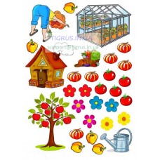 Вафельна картинка "Дача" №2