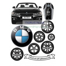 Вафельна картинка "BMW" №3