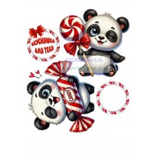 Вафельна картинка "Панденята" №4