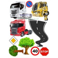 Вафельна картинка "Дальнобійщик"