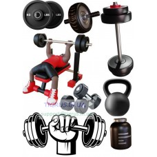 Вафельна картинка "Спортсмен"