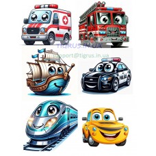 Вафельна картинка "Дітячі машинки" №6