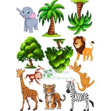 Вафельна картинка "Сафарі" №12
