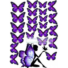 Вафельна картинка "Метелики" №59