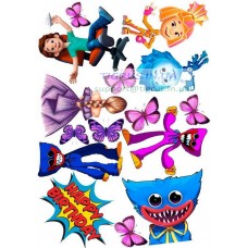 Вафельная картинка "Микс №29"