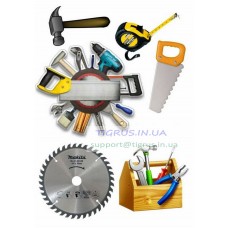 Вафельная картинка "Инструменты" Вафельная картинка "Инструменты"