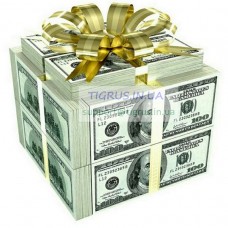 Вафельна картинка "Долари" №10