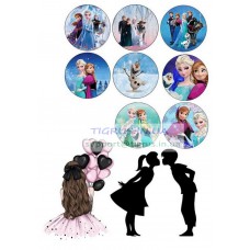 Вафельная картинка "Микс №42"