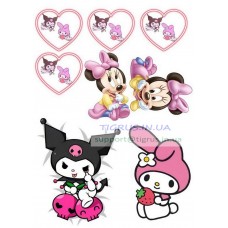 Вафельная картинка "Микс №44"