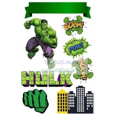 Вафельна картинка "Халк" №4