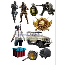 Вафельная картинка "PUBG" №2