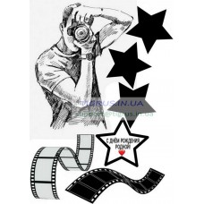 Вафельная картинка "Фотографу" Вафельная картинка "Фотографу"