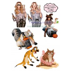 Вафельная картинка "Микс №30"