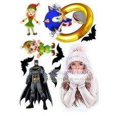 Вафельная картинка "Микс №26"