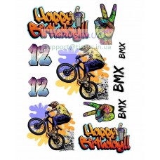 Вафельна картинка "BMX"