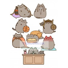 Вафельна картинка "Кіт Пушин" №3