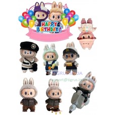 Вафельна картинка "Labubu" №17