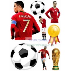Вафельна картинка "RONALDO" №2