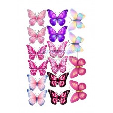 Вафельна картинка "Метелики" №86