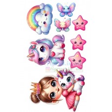 Вафельна картинка "Поні, одноріжки" №2