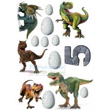 Вафельна картинка "Динозаври" №29