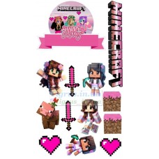 Вафельна картинка "Майнкрафт" №76