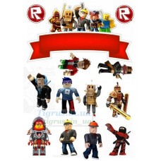 Вафельна картинка "Roblox" №44
