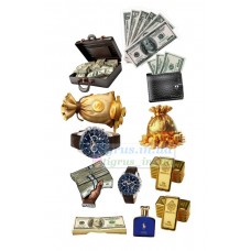 Вафельна картинка "Долари" №16