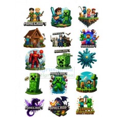 Вафельна картинка "Майнкрафт" №75