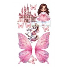 Вафельна картинка "Маленька принцеса" №3