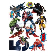 Вафельна картинка "Супергерої" №17