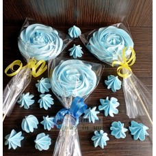 Набір безе для торту "Блакитні"