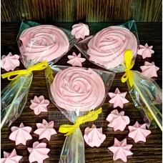 Набір безе для торту "Рожеві"