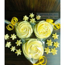 Набір безе для торту "Жовті"