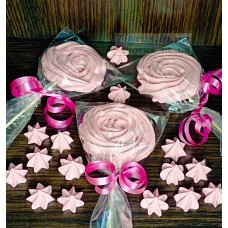 Набір безе для торту "Вишнева пудра"