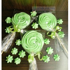 Набір безе для торту "Зелене яблуко"