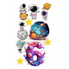 Вафельна картинка "Космос" №9