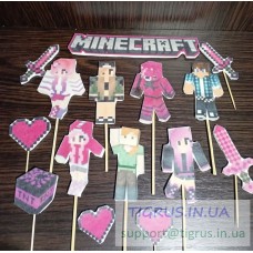 Набір топерів "Майнкрафт" №16