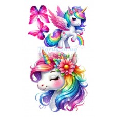 Вафельна картинка "Поні, одноріжки" №4