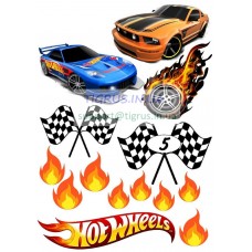 Вафельна картинка "Hot Wheels" №15