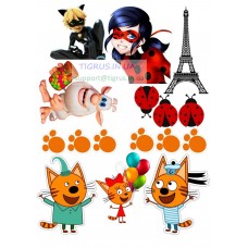 Вафельна картинка "Мікс №97"