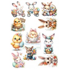 Вафельна картинка "Великдень" №19