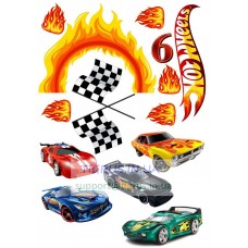 Вафельна картинка "Hot Wheels" №14