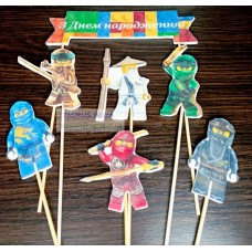 Набір топерів "Лего Ніндзяго" №4